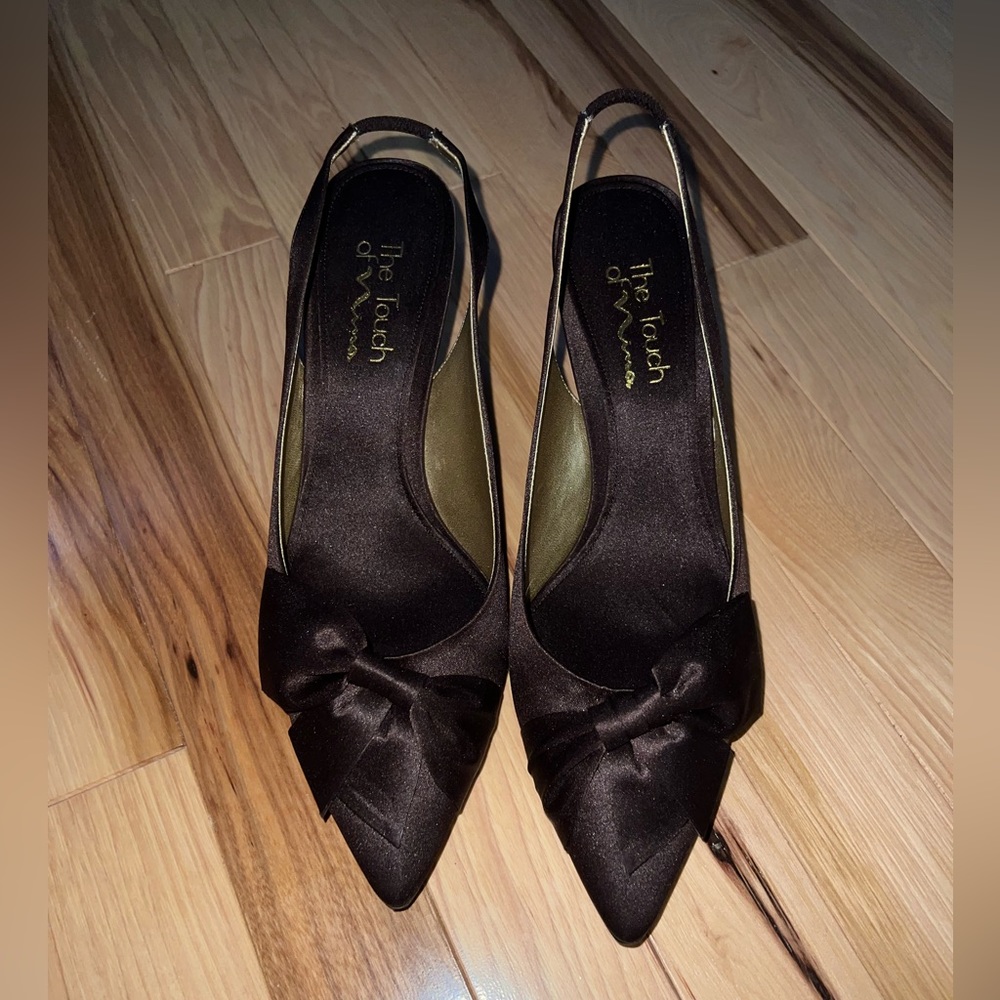 brown dress heels